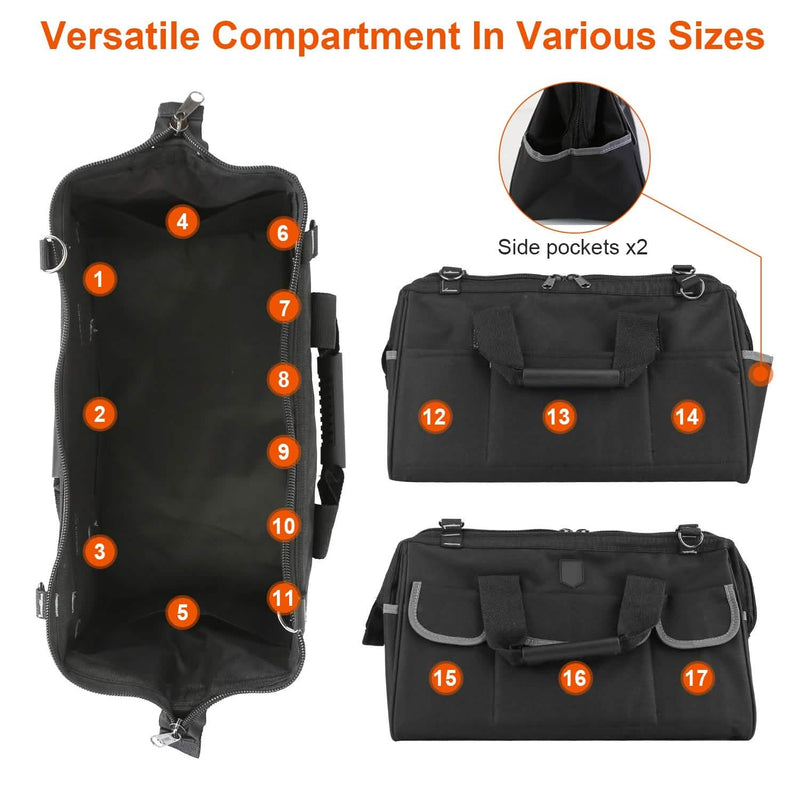16.7-Inch Tool Storage Multi-Purpose Bag Everything Else - DailySale