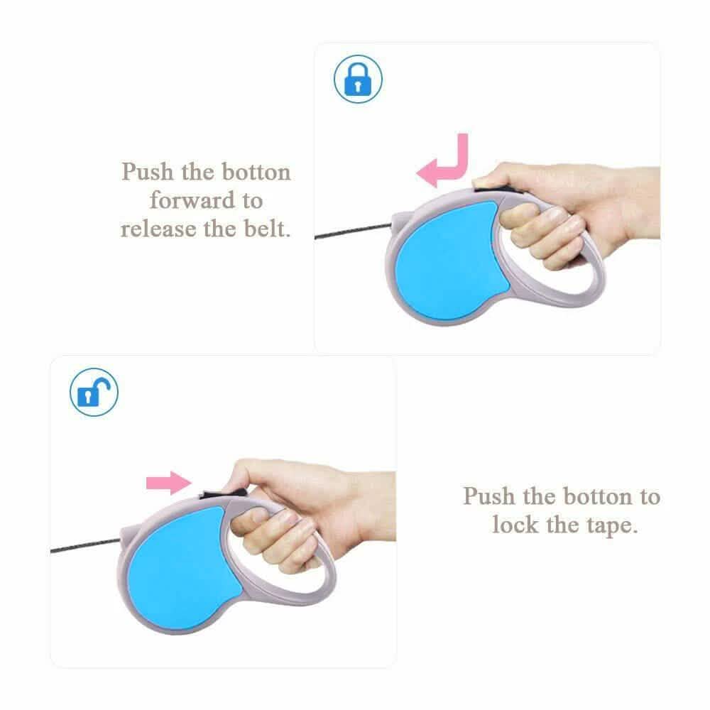 16ft Automatic Retractable Dog Cat Leashe Pet Supplies - DailySale