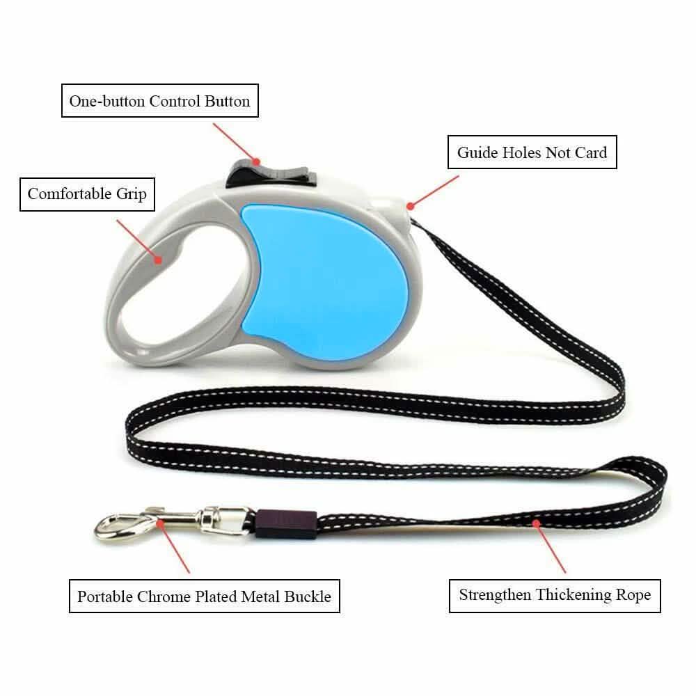 16ft Automatic Retractable Dog Cat Leashe Pet Supplies - DailySale