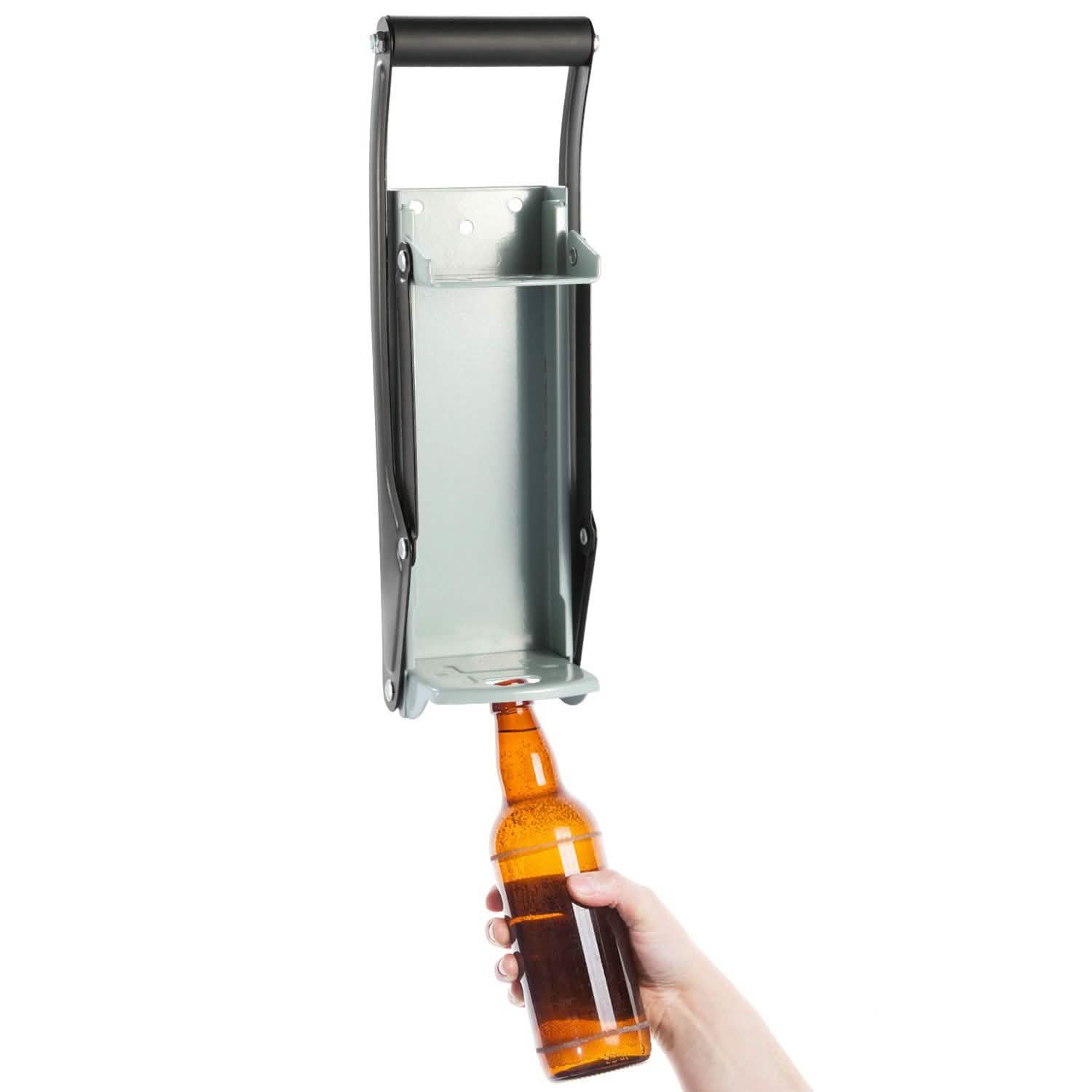 16oz Can Crusher Heavy Duty Metal with Bottle Opener Wall Mounted Kitchen & Dining - DailySale