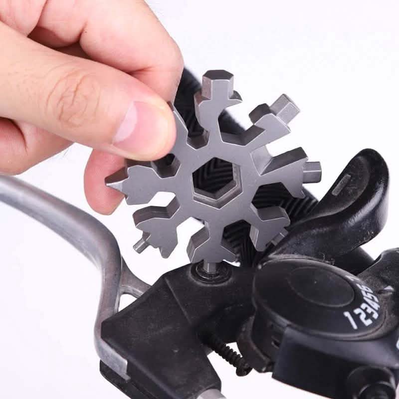 18 In 1 Multi-Tool Stainless Steel Snowflake-Shaped Tool Home Improvement - DailySale