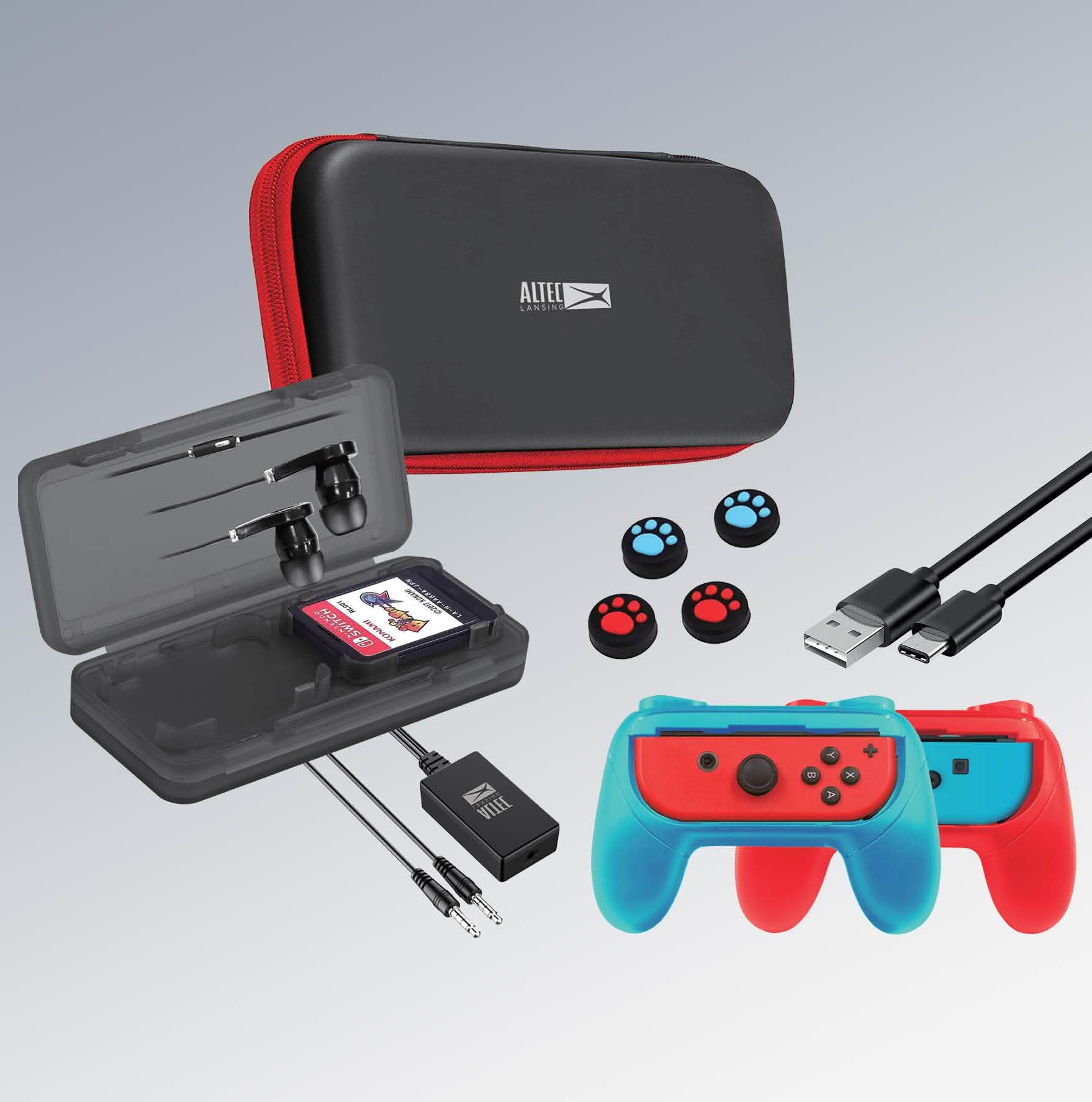 18-Pieces Set: Altec Lansing Nintendo Switch Kit Video Games & Consoles - DailySale