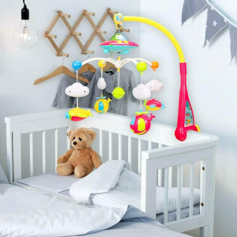 180 Melodies Music Crib Toy Twinkle Light Mobile Cot Bed Bell Box Baby Rattles Baby - DailySale