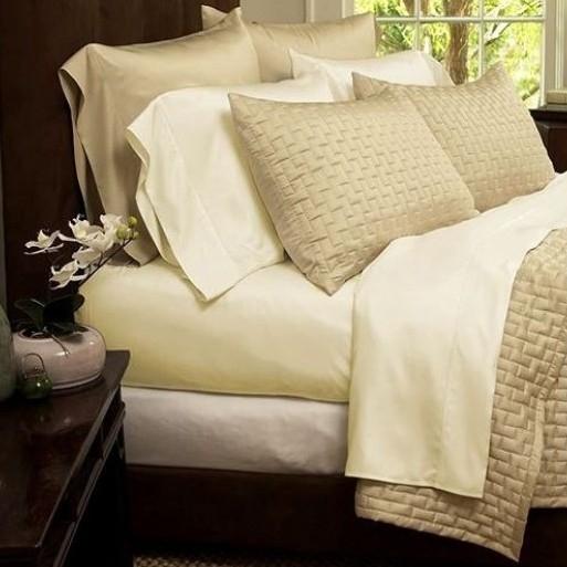 1800 Series Sheets Super-Soft Bamboo Fiber - Assorted Colors and Sizes Linen & Bedding California King Cream - DailySale