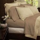 1800 Series Sheets Super-Soft Bamboo Fiber - Assorted Colors and Sizes Linen & Bedding California King Taupe - DailySale