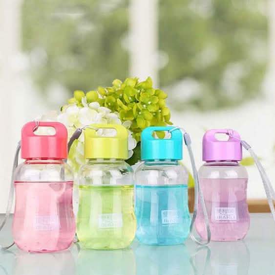 180ML Plastic Colorful Water Bottle Portable Sports & Outdoors - DailySale