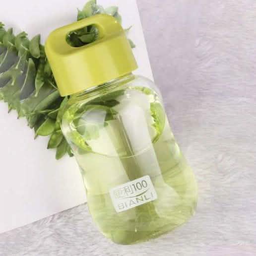 180ML Plastic Colorful Water Bottle Portable Sports & Outdoors Green - DailySale