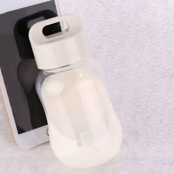 180ML Plastic Colorful Water Bottle Portable Sports & Outdoors White - DailySale