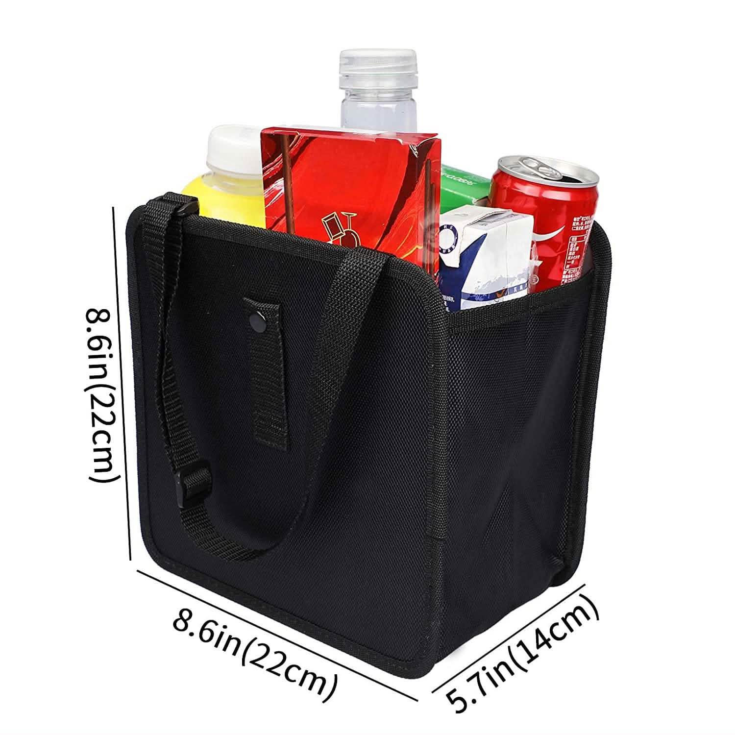 1.85 Gallon Hanging Car Trash Can Waterproof Litter Garbage Bag Organizer Automotive - DailySale