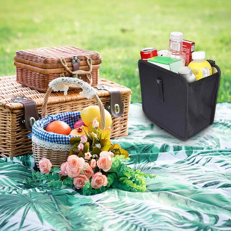 1.85 Gallon Hanging Car Trash Can Waterproof Litter Garbage Bag Organizer Automotive - DailySale