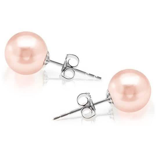 18K White Gold Plated Stud Earrings Earrings - DailySale