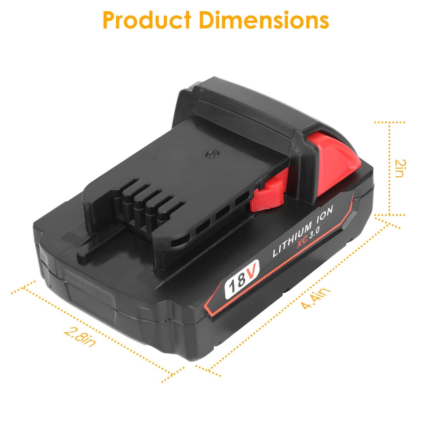 18V Battery Replacement Compatible with Milwaukee M18 Cordless Power Tool Home Improvement - DailySale