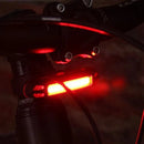 2-in-1 500LM Bicycle USB Rechargeable LED Bike Light Taillight Ultralight Warning Night Sports & Outdoors - DailySale