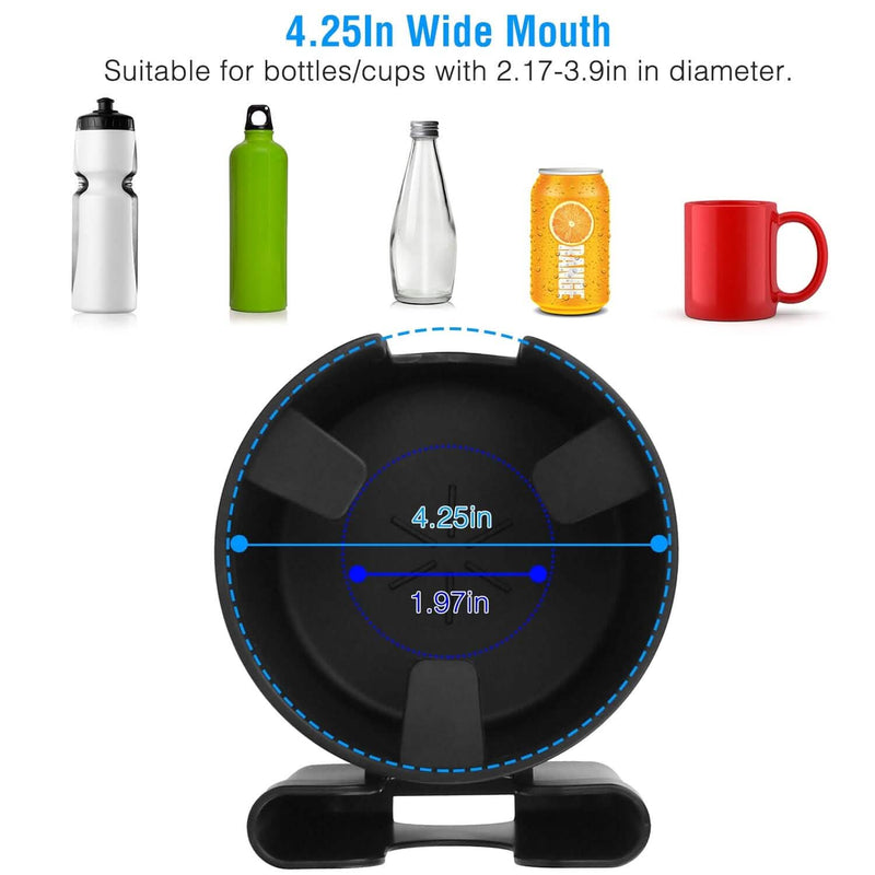 2-in-1 Car Cup Holder with Phone Holder Adjustable Base Automotive - DailySale