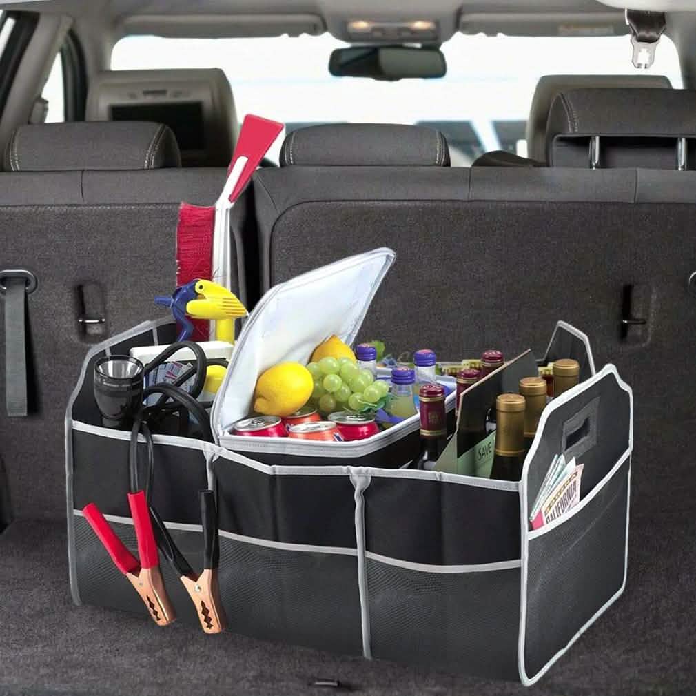 2-in-1 Collapsible Trunk Organizer with Removable Cooler Auto Accessories - DailySale
