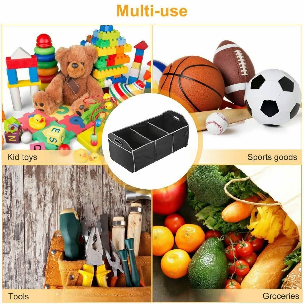 2-in-1 Collapsible Trunk Organizer with Removable Cooler Auto Accessories - DailySale