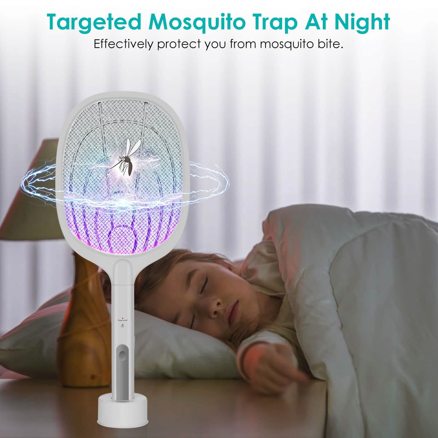 2-in-1 Electric Rechargeable Bug Zapper Insect Killer Pest Control - DailySale