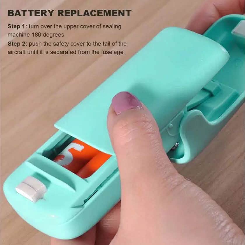 2-in-1 Heat Sealer and Cutter Mini Bag Sealer Kitchen & Dining - DailySale
