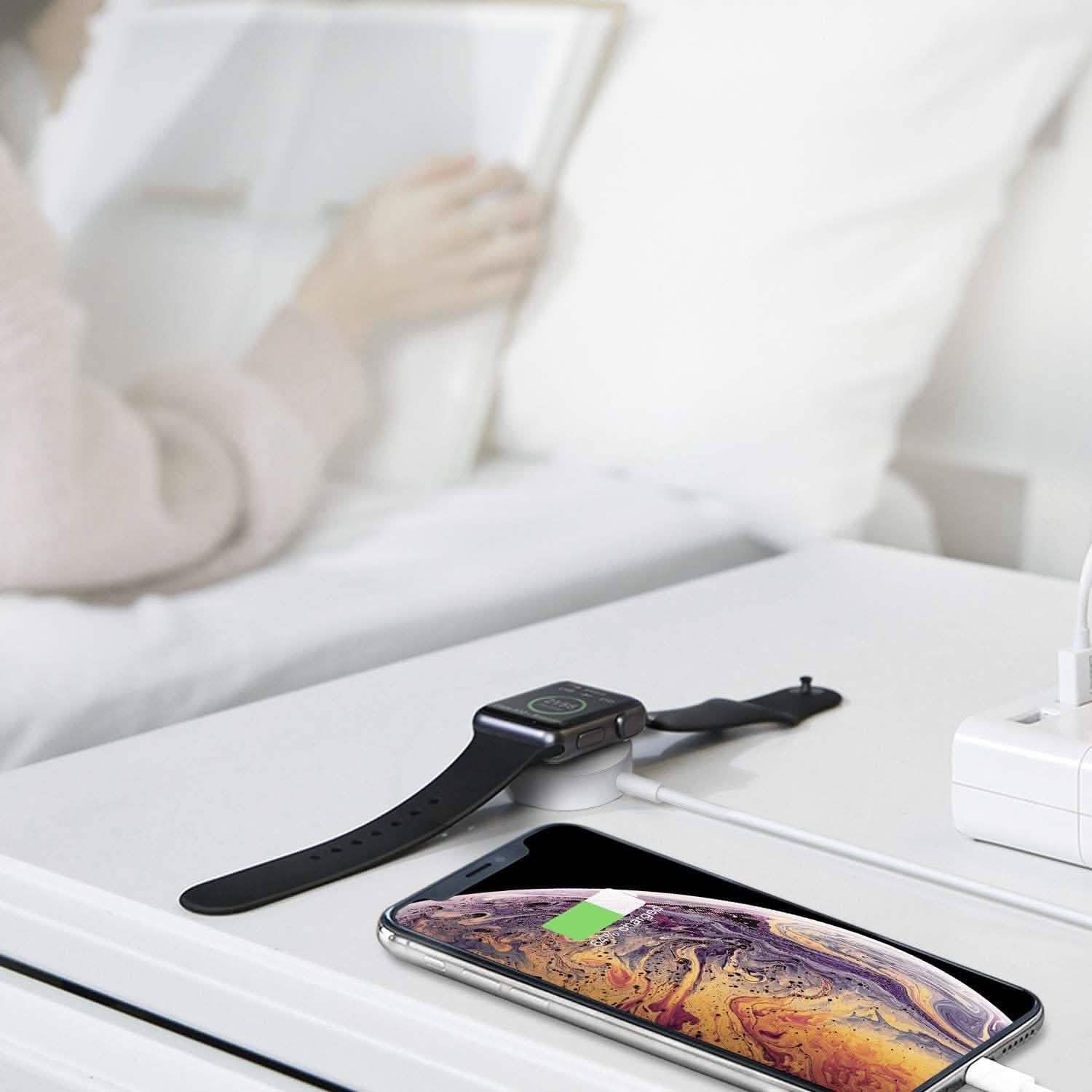 2 in 1 iPhone and Apple Watch Charger Phones & Accessories - DailySale