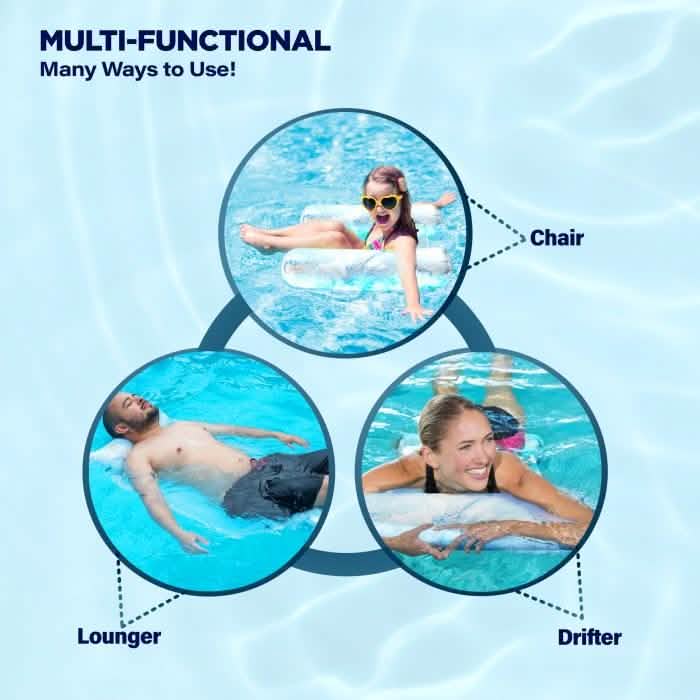 2-in-1 Pool Hammock Lounger and Chair Sports & Outdoors - DailySale