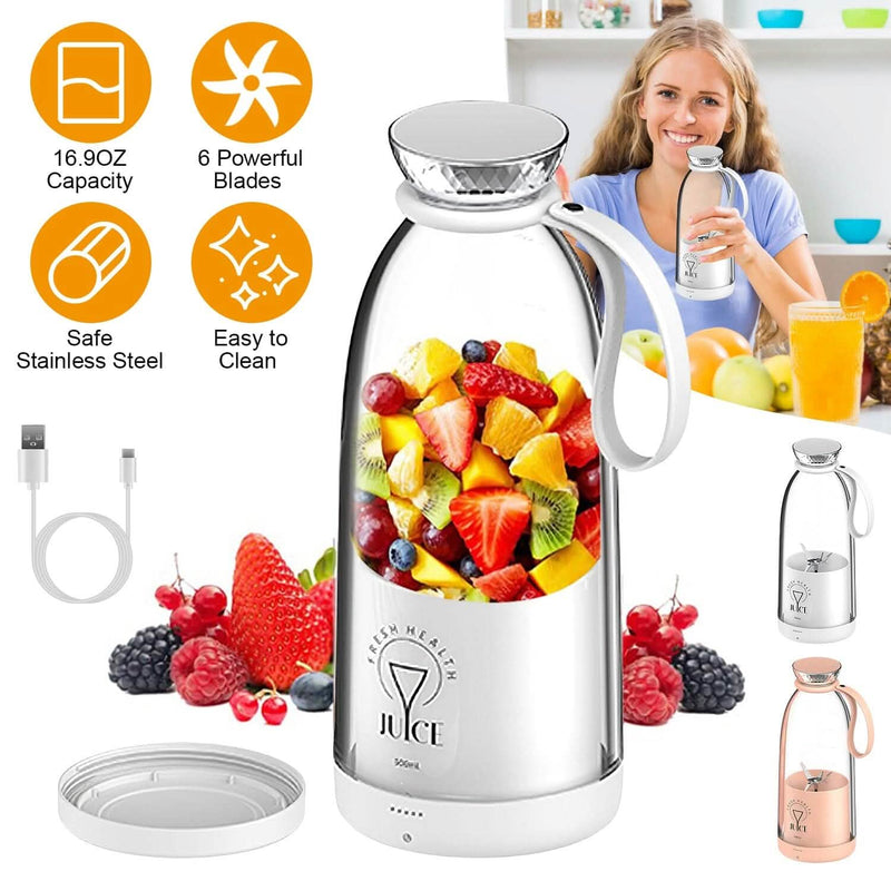 2-in-1 Portable Fruit Blender Rechargeable Kitchen Tools & Gadgets - DailySale
