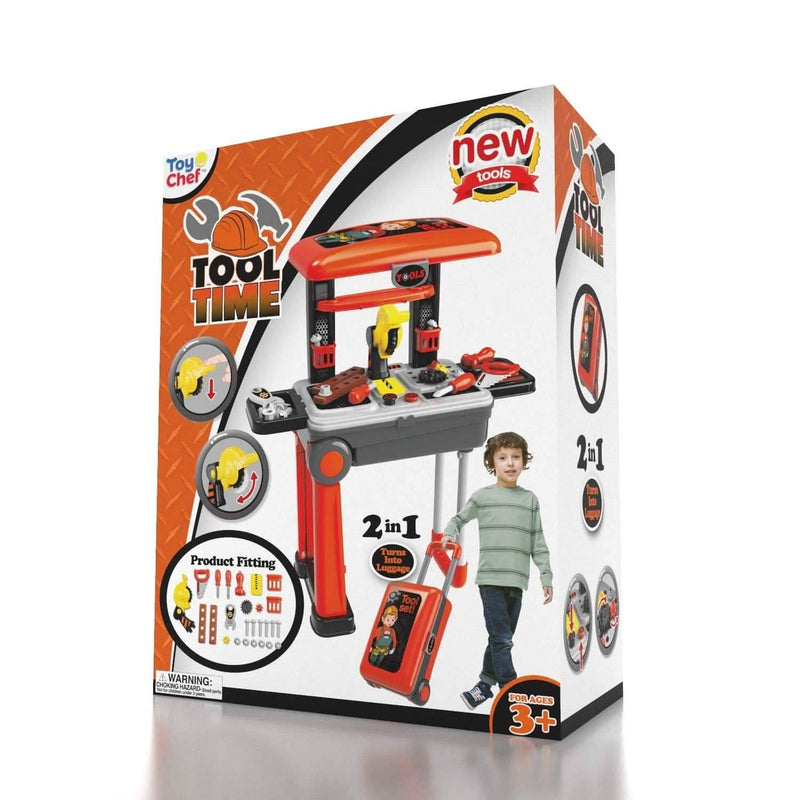 2-in-1 Pretend Play Game Travel Suitcase for Girls Toys & Games - DailySale