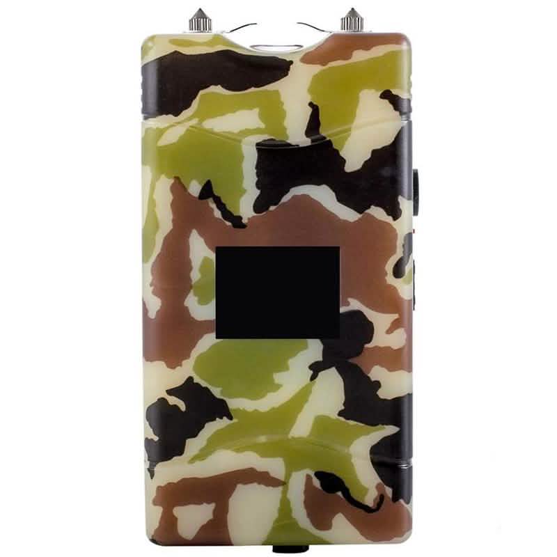 2-in-1 Self Defense 18,000,000V Volt Stun Gun with LED Flashlight Sports & Outdoors Camo - DailySale