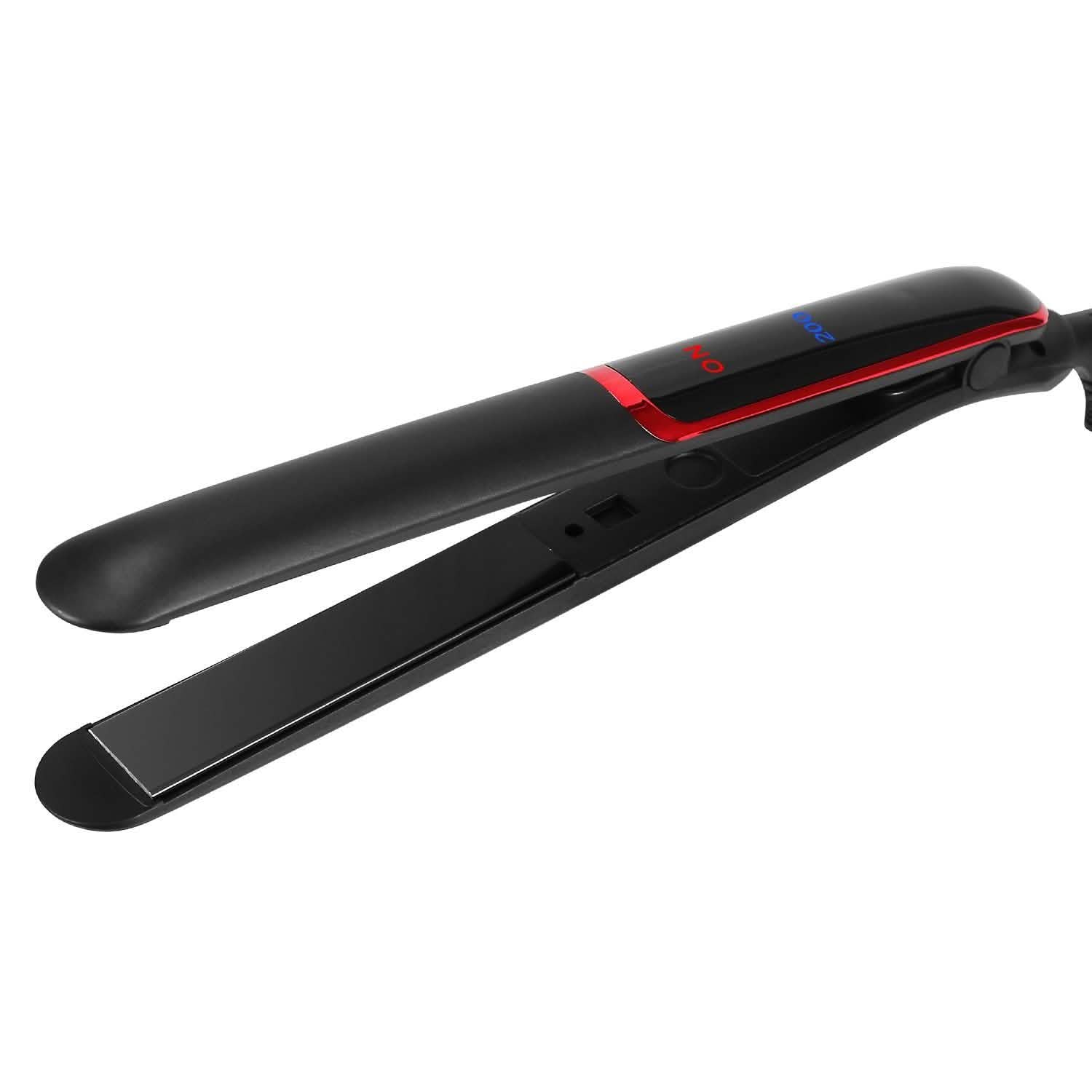 2-in-1 Twist Hair Straightener Ceramic Plate Hair Curler with Temperature Adjust LCD Display Beauty & Personal Care - DailySale