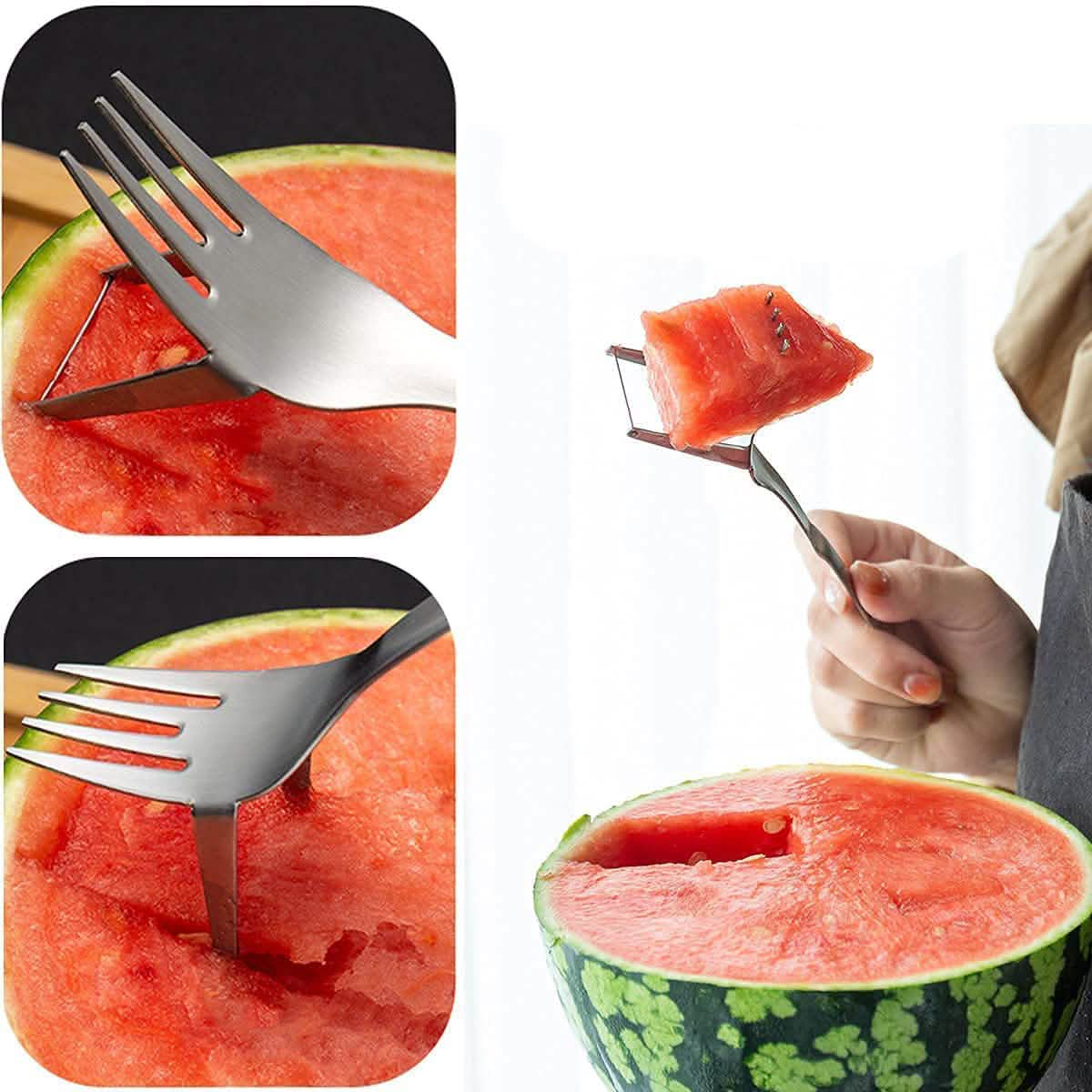 2-in-1 Watermelon Fork Slicer Wine & Dining - DailySale