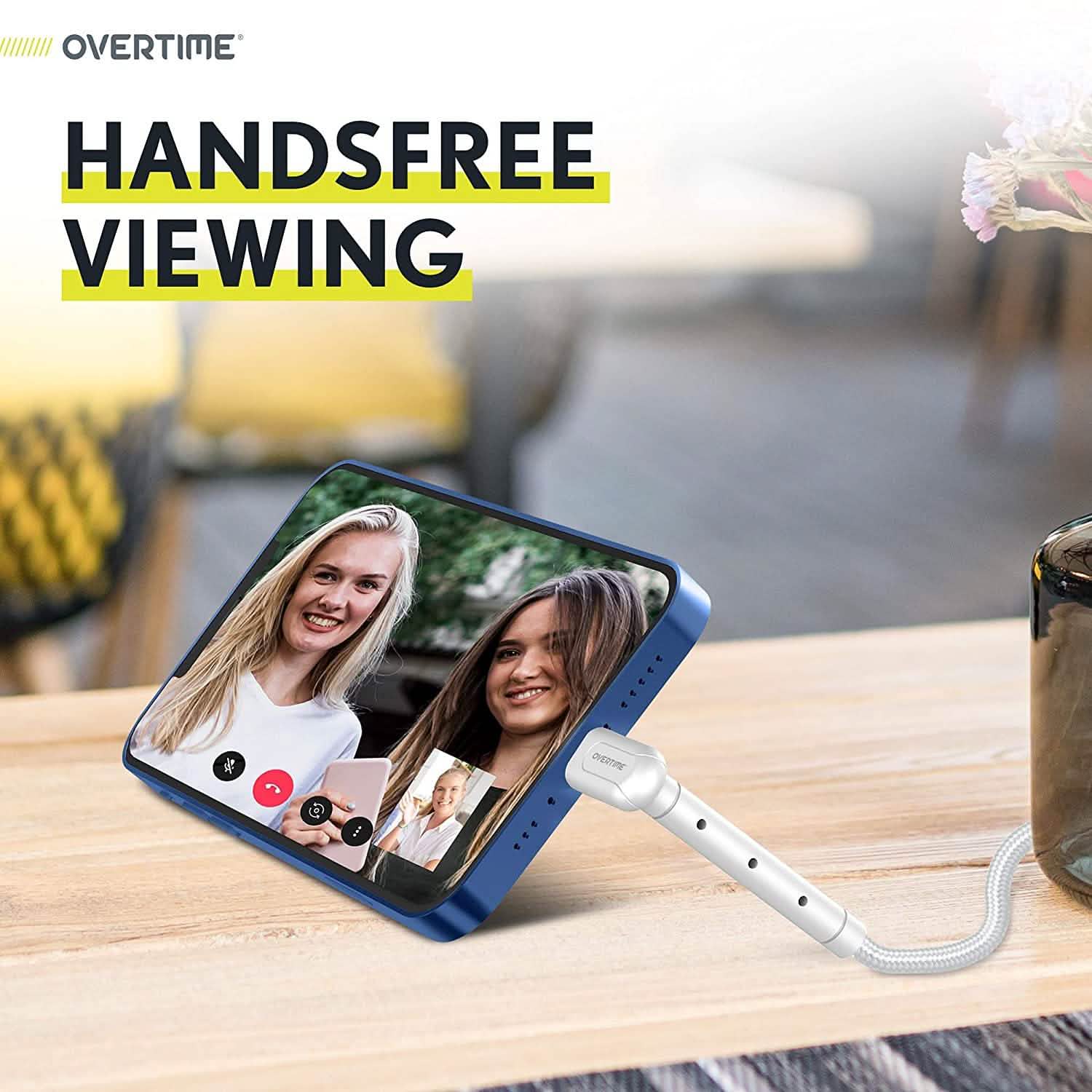 2-in-11 Charging Cable with Built in Stand Mobile Accessories - DailySale