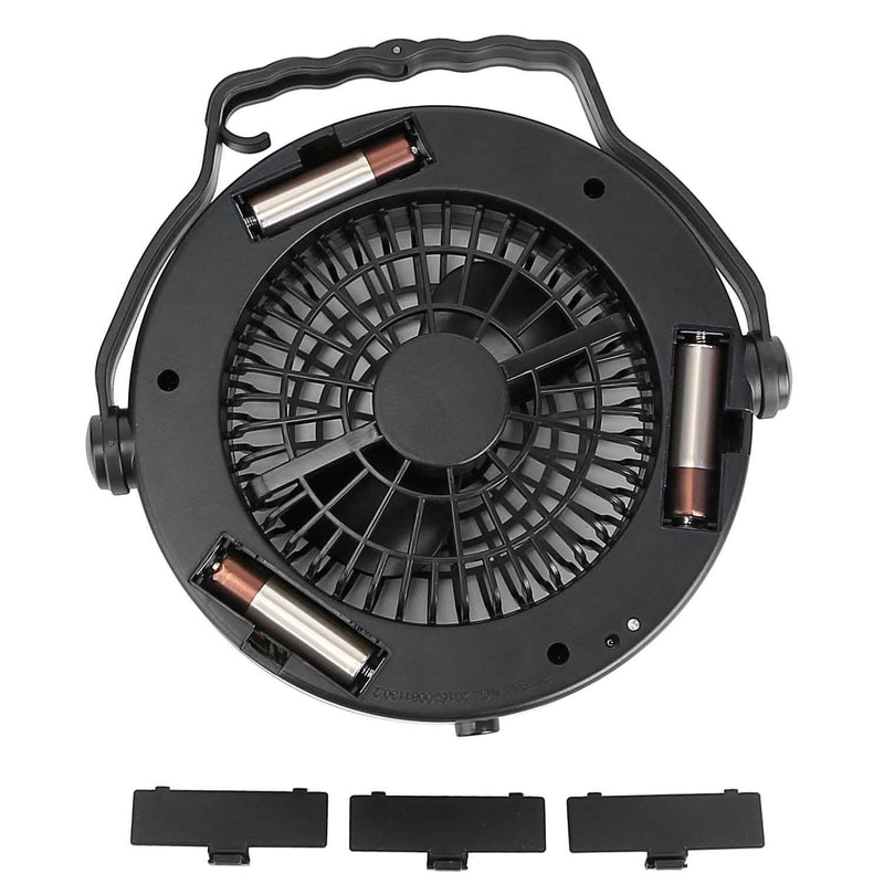 2-in1 Outdoor Battery/USB Operated Portable Camping LED Fan Sports & Outdoors - DailySale