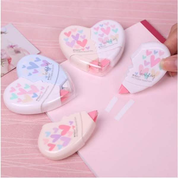 2-Pack: 10m Heart Shape Correction Tape Art & Craft Supplies - DailySale