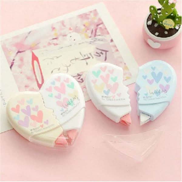 2-Pack: 10m Heart Shape Correction Tape Art & Craft Supplies - DailySale