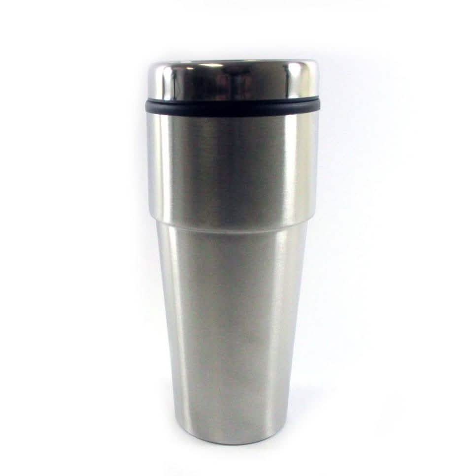 2-Pack: 16oz Cup Insulated Coffee Travel Mug Stainless Steel Double Wall Thermos Tumbler Home Essentials - DailySale