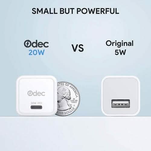 2-Pack: 20W iPhone Fast Charger Type C Wall Charging Adapter Mobile Accessories - DailySale