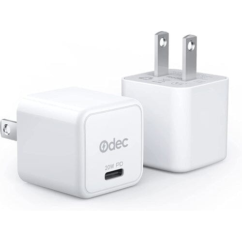 WEMISS Mini 20W Fast Type C Wall Charger (2-Pack)