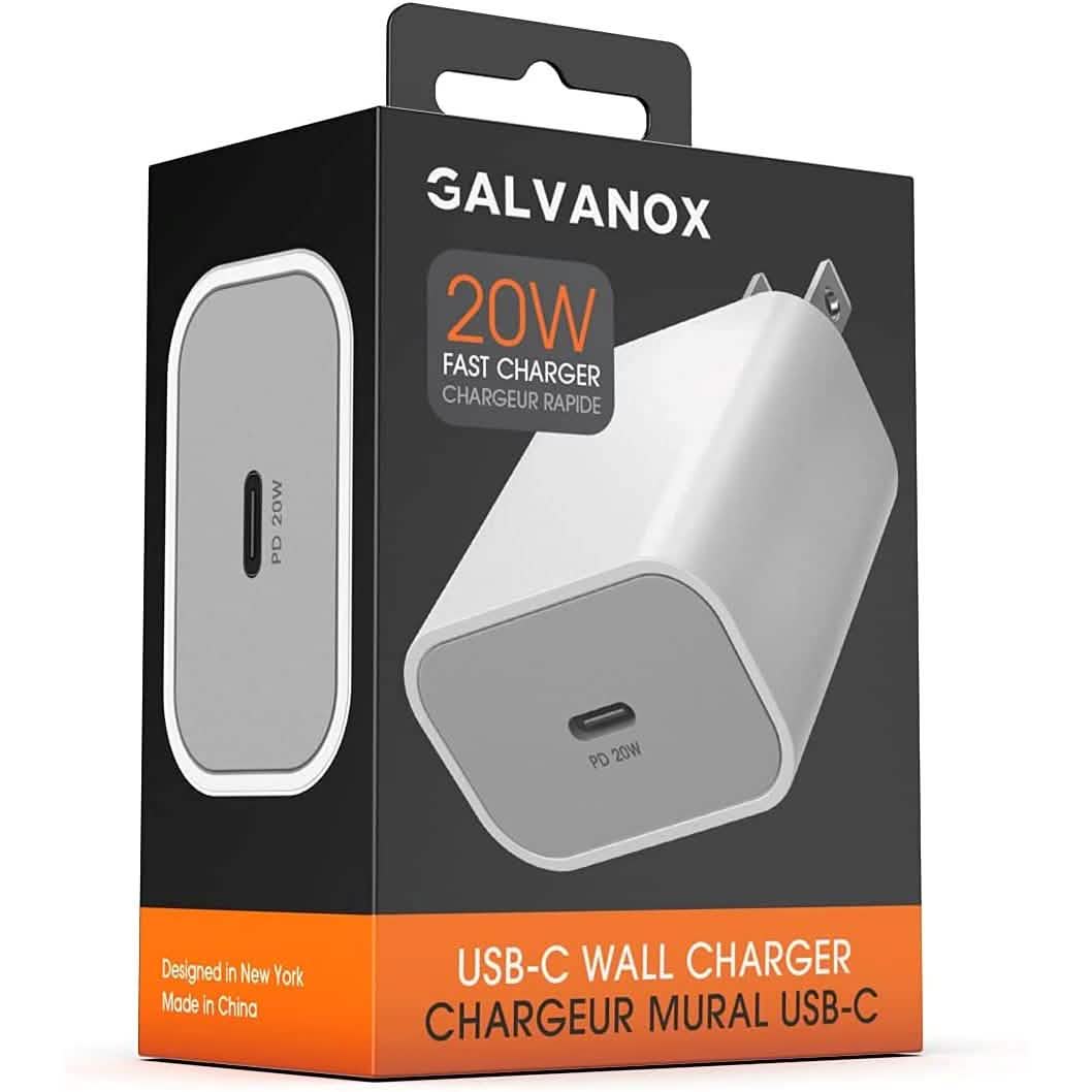 2-Pack: 20W USB-C Wall Charger Plug - Designed for Fast Charging Mobile Accessories - DailySale