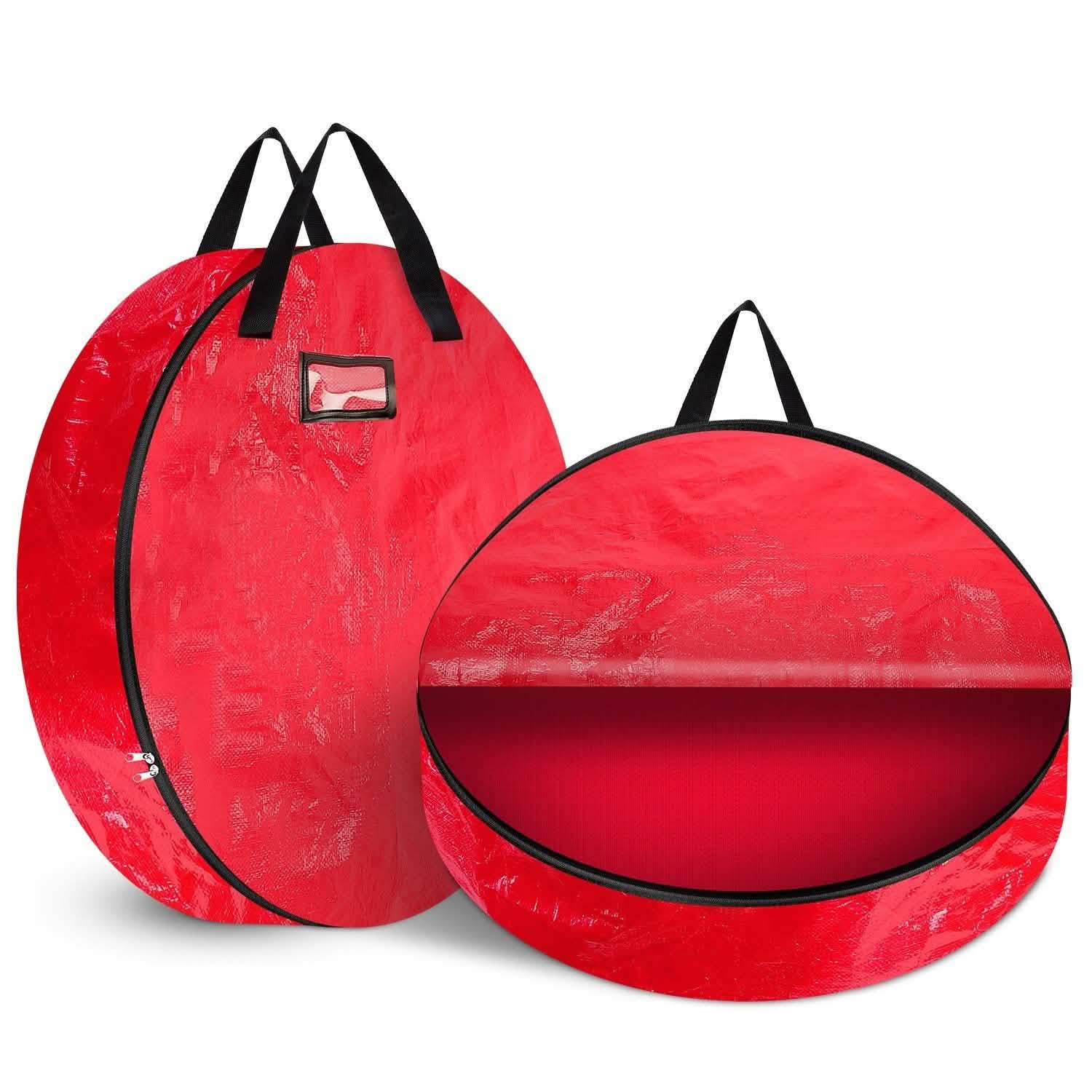2-Pack: 30" Christmas Wreath Storage Bag 88L Closet & Storage - DailySale