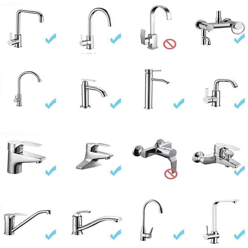 2-Pack: 360 Degree Swivel Faucet Aerator Deluxe Water Saving Faucet Sprayer Home Improvement - DailySale
