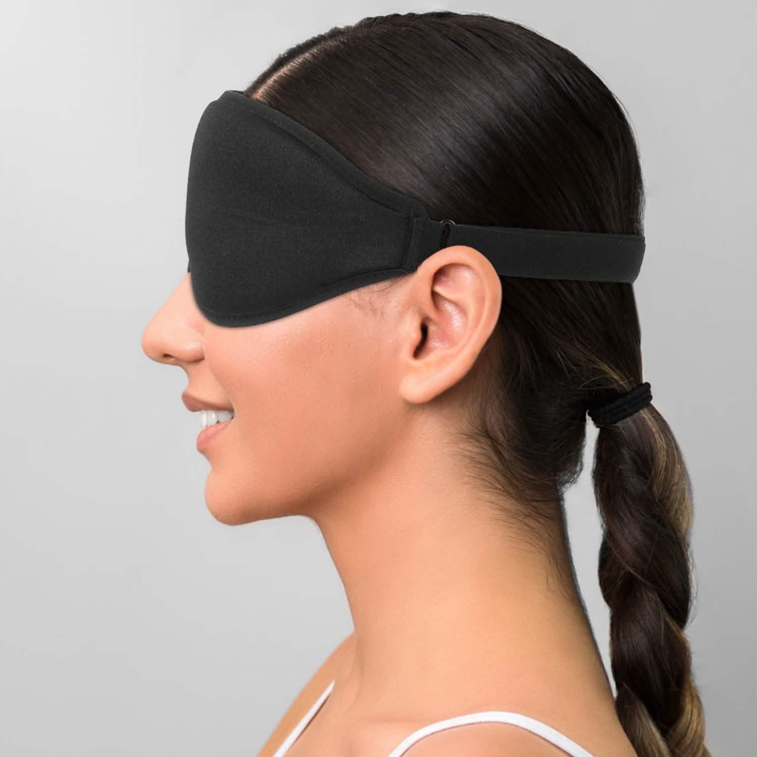 2-Pack: 3D Contoured Cup Light Blockout Sleeping Mask Bedding - DailySale
