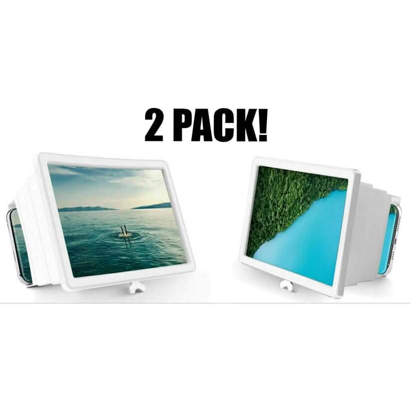 2-Pack: 3D Phone Screen Magnifier Mobile Accessories - DailySale