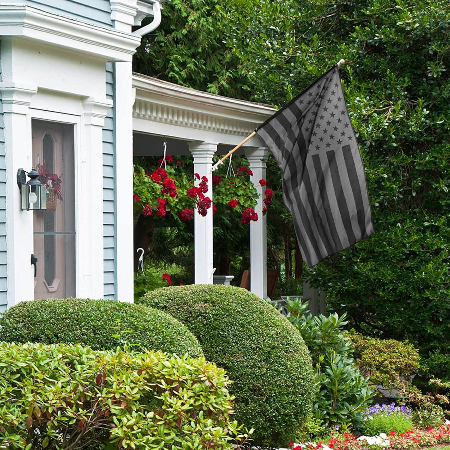 2-Pack: 3X5 Ft. All Black American Flag Everything Else - DailySale