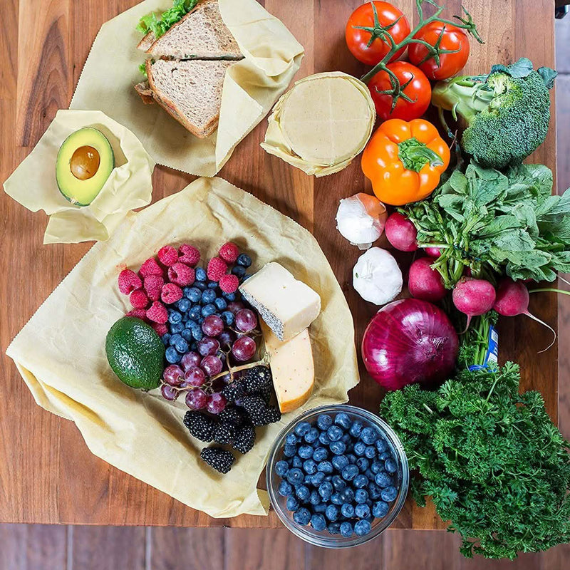 2-Pack: 4 Variety Beeswax Food Wraps Kitchen & Dining - DailySale