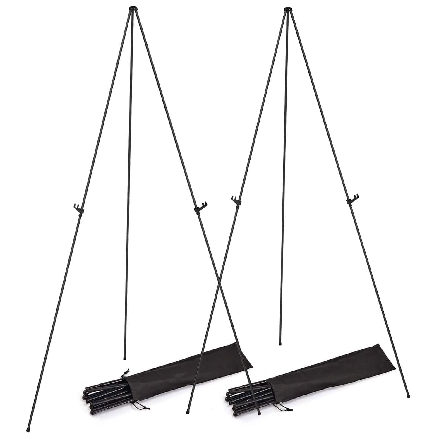 2-Pack: 61" Collapsible A Frame Tripod Easel Iron Alloy Drawing Stand Holiday Decor & Apparel - DailySale