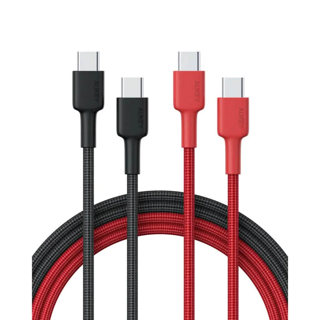 2-Pack: 6.6ft CB-CD28 USB C Cable USB C to USB C Cable Mobile Accessories - DailySale