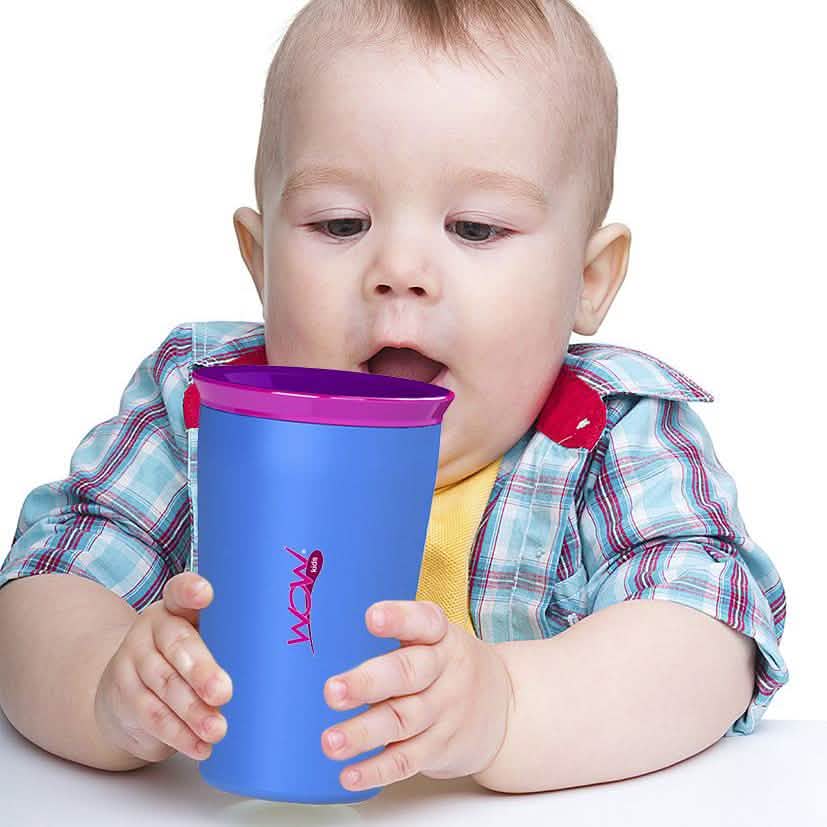 2-Pack: 9 Oz 360 Spill Free Wow Drinking Cup for Kids Kitchen & Dining - DailySale