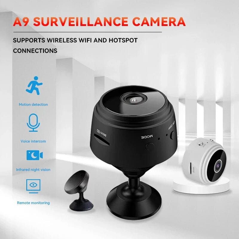 2-Pack: A9 Mini Camera HD 720P 2.4G Wifi IP Camera Smart Home & Security - DailySale