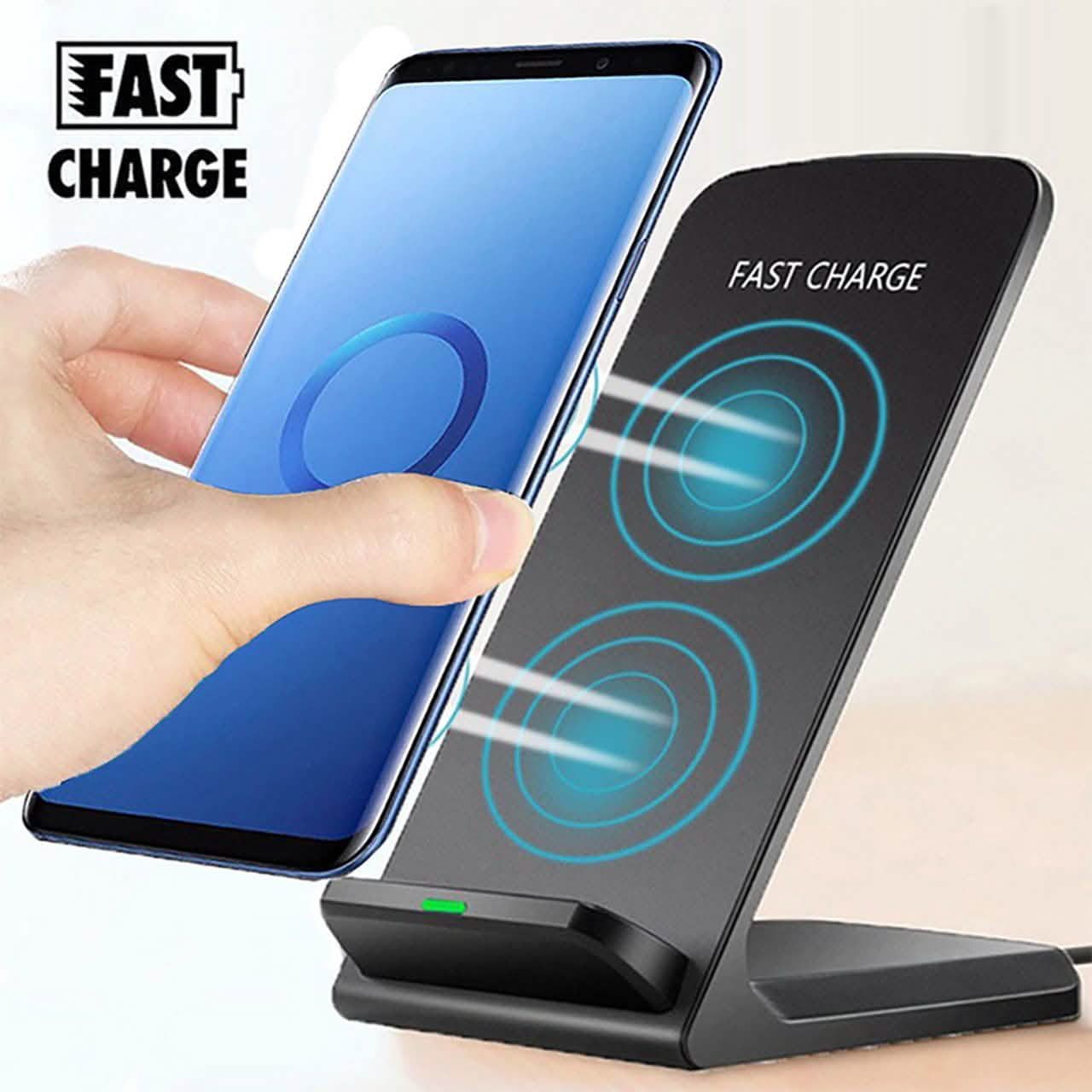 2-Pack: Adjustable Qi Device Wireless Rapid Charger Mobile Accessories - DailySale