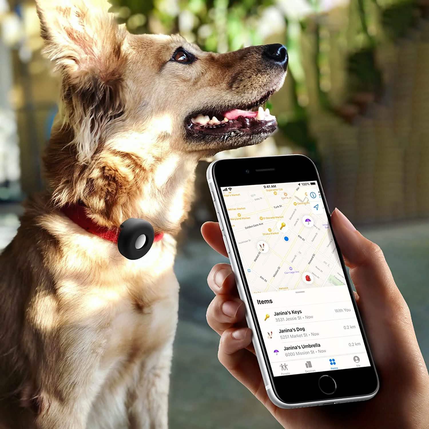 2-Pack: Air tag Dog Collar Holder Pet Supplies - DailySale