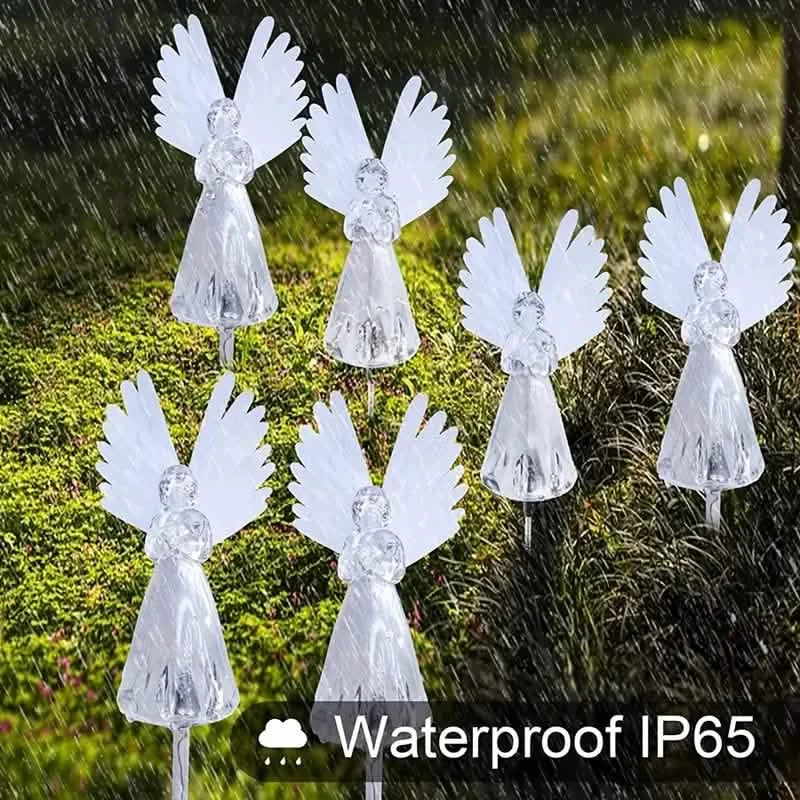 2-Pack: Angel Solar Garden Lights Outdoor Lighting - DailySale
